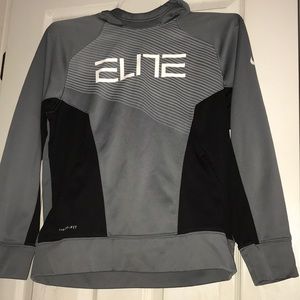 Grey Nike Elite hoodie